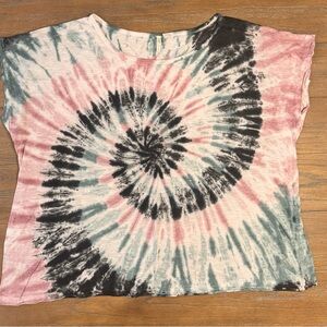 Cato Multicolor Tie-Dye Top